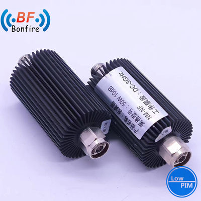 Γκρι 100W DC-3800MHz 3-40dB ρυθμιζόμενος Attenuator RF Coaxial Attenuator για τηλεπικοινωνιακό σύστημα