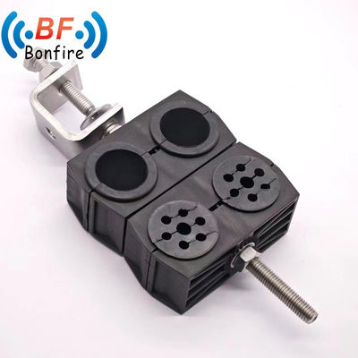 RF Twin Coaxial Superflex Smooth Cable Feeder Clamp για εφαρμογές τηλεπικοινωνιών
