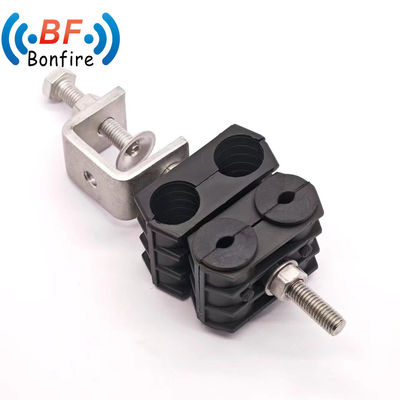 RF Twin Coaxial Superflex Smooth Cable Feeder Clamp για εφαρμογές τηλεπικοινωνιών