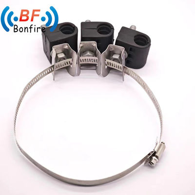 Προσαρμοσμένα 5-7mm 13-14mm Τρεις τρύπες Hook Type Feeder Clamps Αυτοκλείδωμα Cable Clamps