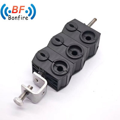 Προσαρμοσμένα 5-7mm 13-14mm Τρεις τρύπες Hook Type Feeder Clamps Αυτοκλείδωμα Cable Clamps