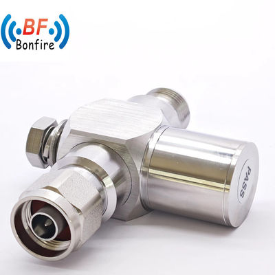 1/4 μήκος κύματος RF Coaxial Surge Protector Arrester 698-3800MHz για ενισχυμένη προστασία