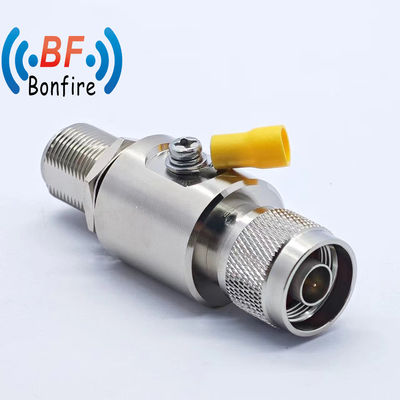 RF 698-3800MHz Coax Surge Protector N Γυναικείο διαμέρισμα σε N-F Lightning Arrester Arrestor