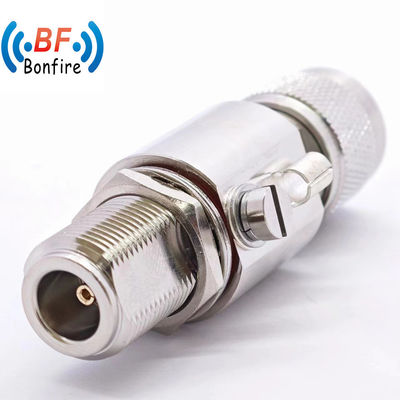RF DC-6000MHz SMA Connector RP-SMA αρσενικό σε N αρσενικό συσσωρευτικό για προστασία από κεραυνό