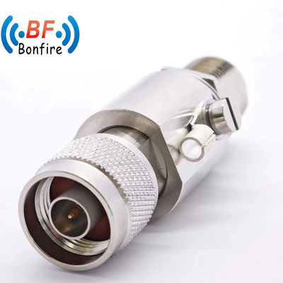 RF DC-6000MHz SMA Connector RP-SMA αρσενικό σε N αρσενικό συσσωρευτικό για προστασία από κεραυνό