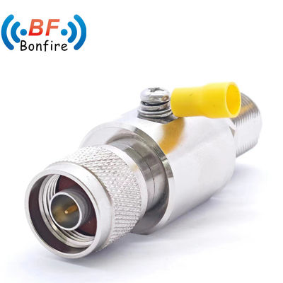 Ασφάλιση DC-6000MHz UHF Coaxial Lightning RF Arrestor με διεπαφή N-M έως N-F
