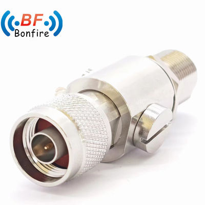 Προστατευτής ραδιοσυχνοτήτων 3G 698-3800MHz F-F 50ohm Συγκρατητής κεραυνών 4.3-10-M έως 4.3-10-F