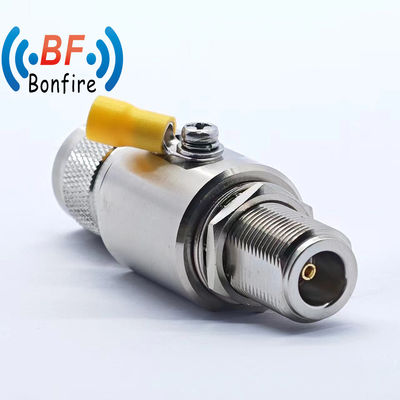 Εσωτερικό/εξωτερικό IP65 698-3800MHz RF Arrester Lightning Protector Arrester F Surge Protection Tube