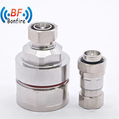 DC-6GHz 500W 7/16 DIN αρσενικό 7/8 ευέλικτο καλώδιο RF σταθερός σύνδεσμος -155dbc