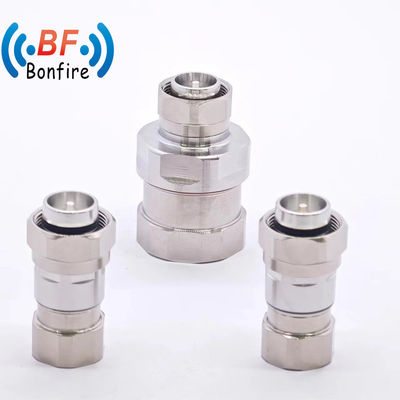 DC-6GHz 500W 7/16 DIN αρσενικό 7/8 ευέλικτο καλώδιο RF σταθερός σύνδεσμος -155dbc