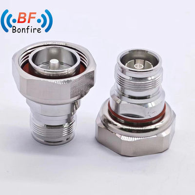 Σύνδεσμος RF Low Pim -160dbc DC-4GHz 4.3/10 Ανδρός προς N Γυναικός προσαρμογός RF για υλικά