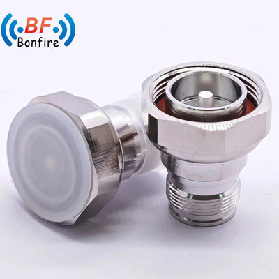 Σύνδεσμος RF Low Pim -160dbc DC-4GHz 4.3/10 Ανδρός προς N Γυναικός προσαρμογός RF για υλικά