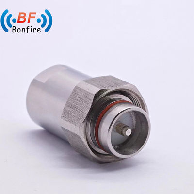 Απώλεια εισαγωγής 0,25dB DC-4GHz N Καθαρός αρσενικός σύνδεσμος για 7/8 prime ευέλικτο καλώδιο
