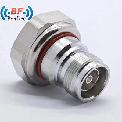 Συνδέτης RF με 7/16 Dinf έως 4310f Καθαρός τύπος -155dbc DC-4GHz Χαμηλό Vswr RF Adapter Αδιάβροχος ρυθμός IP 67