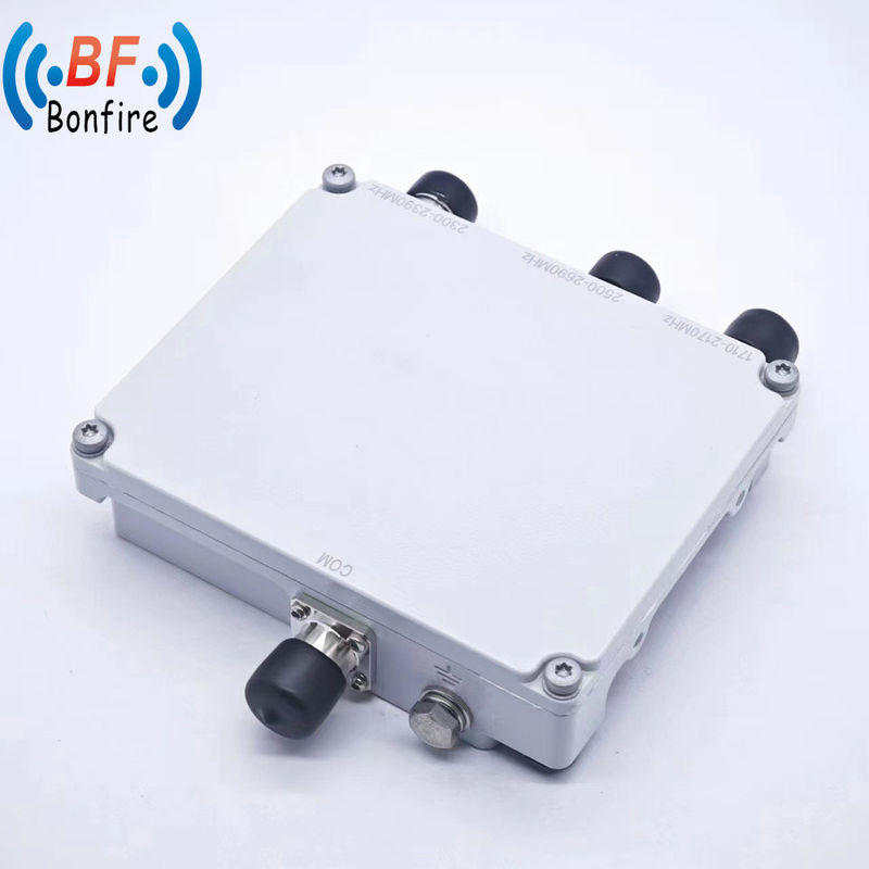 HLQ-XXXXX 1710-2170MHz 2300-2690MHz RF VHF Duplexer Δύο ζώνες συνδυαστής N Γυναικείο τύπος