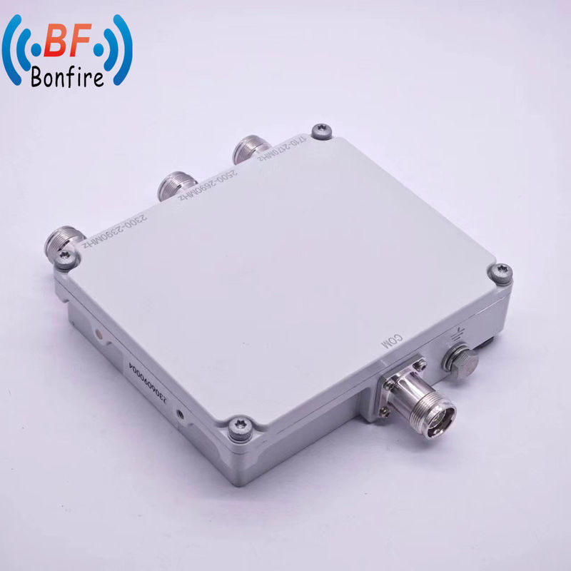 4.3-10 F Διασύνδεση 1710-1880/1920-2170/2300-2700MHz RF συνδυαστής ευρυζωνικών για DAS