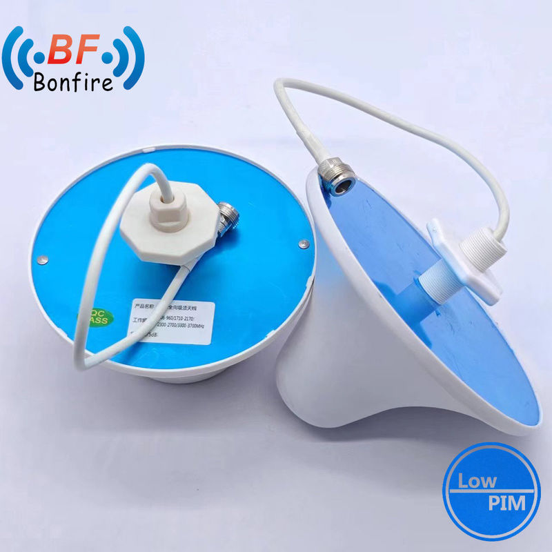 1710-2700 3300-4000MHz 2/3/5dBi 100W 5g LTE WCDMA N-Γυναικείο σήμα Omni Ceiling Antenna