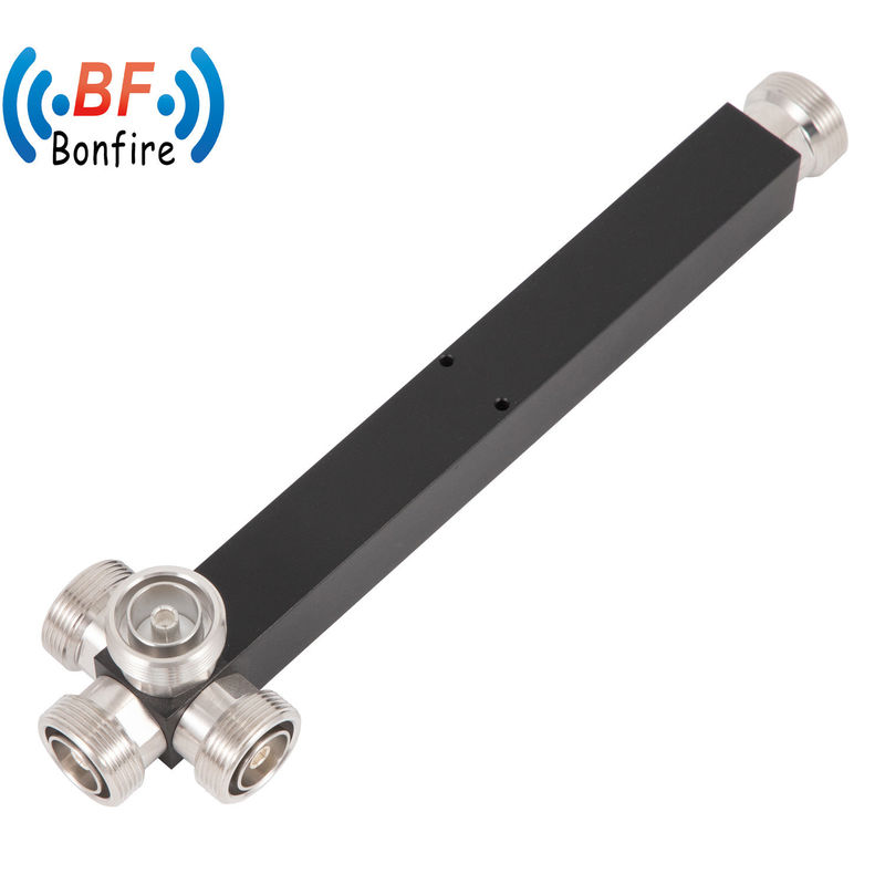 Υπερ-ευρυζωνική ζώνη 2/3/4 Way Low Pim Αντιδραστικός High Power Splitter με διεπαφή DIN-F