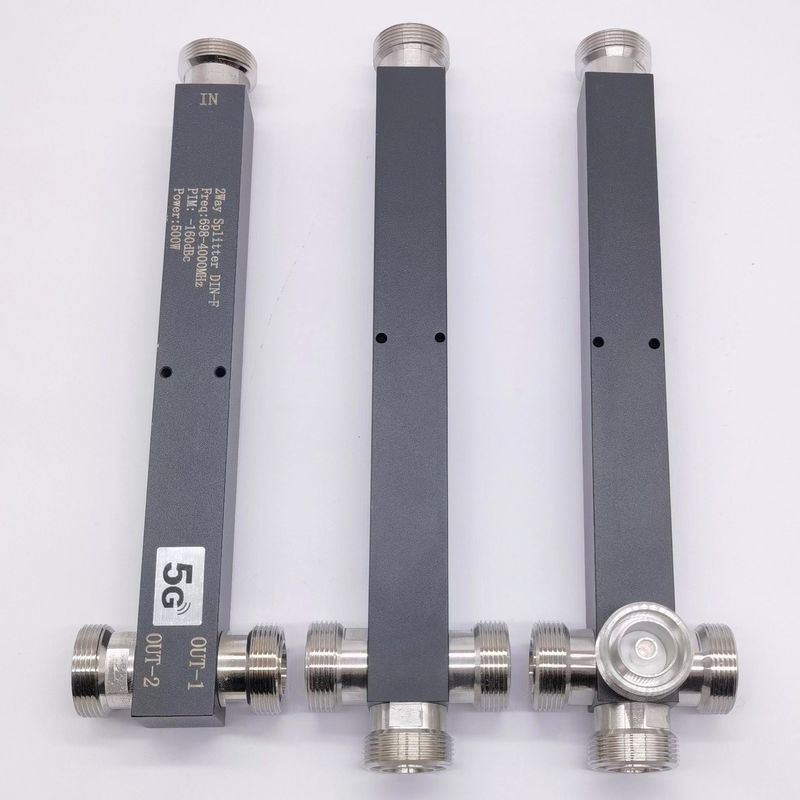 GFQ-0738-X3301 698-3800MHz DIN F 2/3/4 Way Low Pim Αντιδραστικός διαχωριστής ισχύος για Das