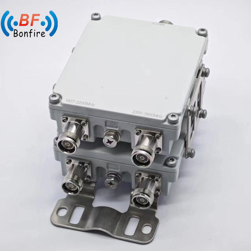 5g 1710-1880 1920-2170 2300-2400 2500-2700MHz RF τριπλέξερ με σύνδεσμο DIN N 4310