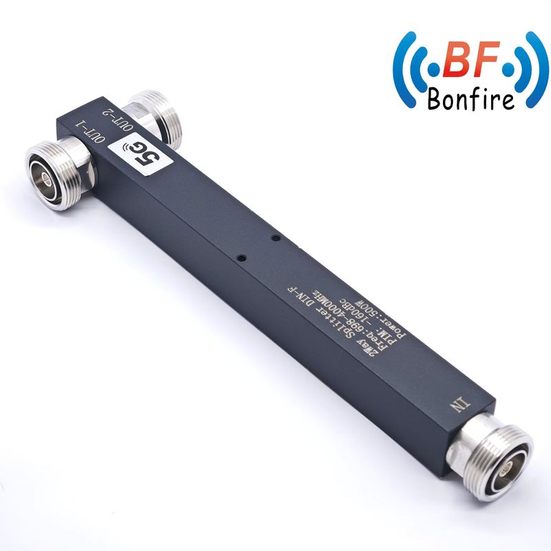 350-3800MHz DIN-F -160dbc IP65 2 Way Reactive Power Splitter με 0,510kg ακαθάριστο βάρος
