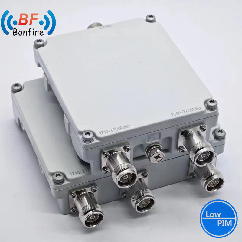 RF FM VHF UHF Triplexer Diplexer Combiner 1710-1880 1920-2170 MHz 4 N Γυναικεία σύνδεση