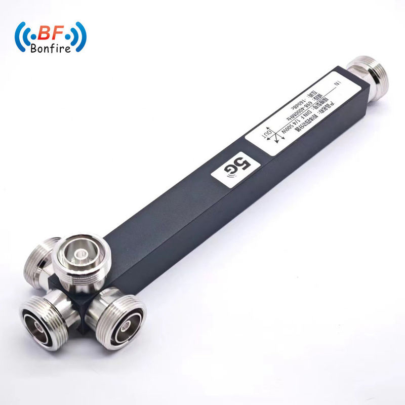 Εσωτερικό/εξωτερικό IP65 2400-6000MHz Dinf 4διαδρομές υψηλής ισχύος ευρυζωνική αντιδραστική διαίρεση ισχύος