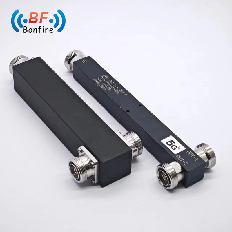 50W 2 Way Power Splitter N Γυναίκα για σύστημα έκτακτης ανάγκης UHF 617-4000MHz Χαμηλή συχνότητα