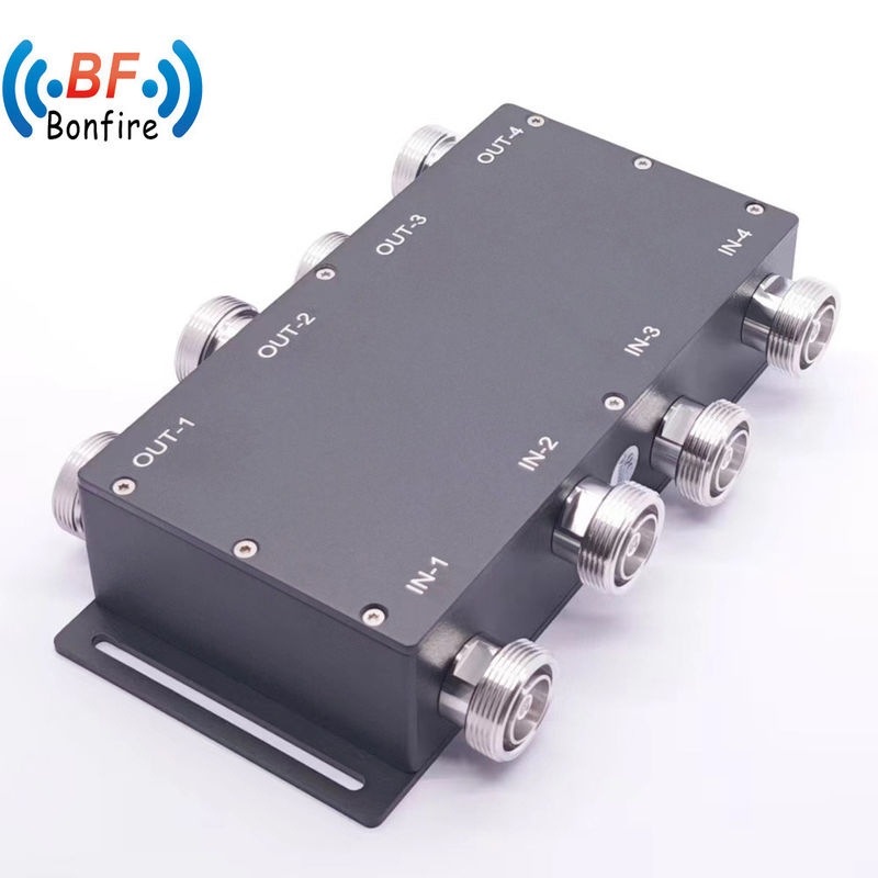Μέγεθος πακέτου 22.00cm * 9.00cm * 6.00cm 698-3800MHz 300W 155dbc 4X4 Υβριδικό ζεύγος DIN-F