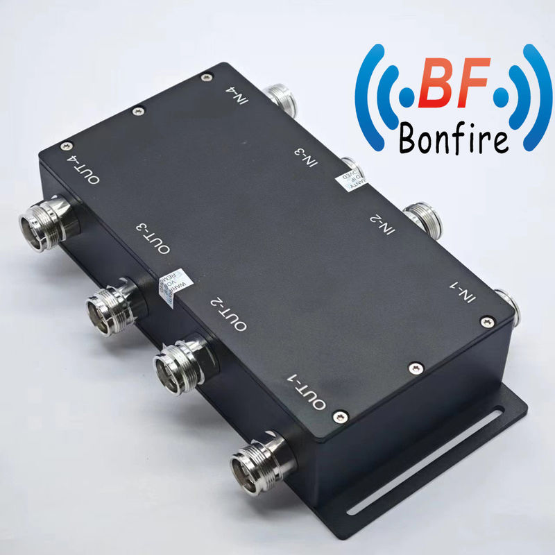 DQ-XXXXXX Wideband Low Pim 3dB Υβριδικός σύνδεσμος με N θηλυκές συνδέσεις 698-3800MHz