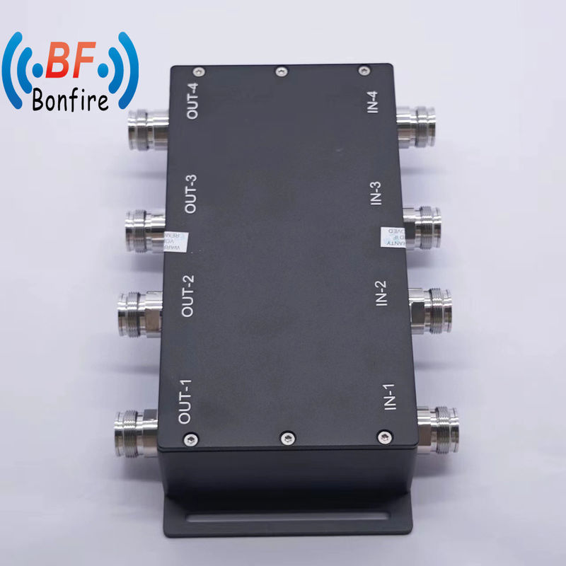 698-3800MHz Low Pim 2X2 Υβριδικό Συσκευαστή 4.3-10 Γυναικείο Υβριδικό Συσκευαστή για ευρυζωνική σύνδεση