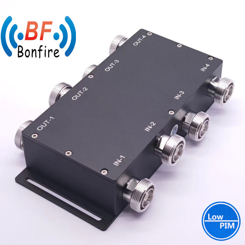 4.3-10-F/DIN-F/N-F Σύνδεσμος VHF 148-174MHz 4 σε 1 Υβριδικός συνδυαστής για συνδυασμό σήματος