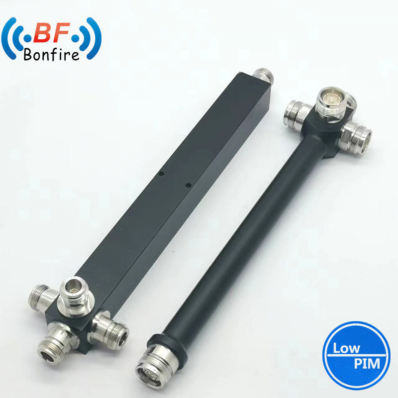 Μαύρο 50ohm RF Power Splitter για εσωτερικά/εξωτερικά συστήματα τηλεπικοινωνιών