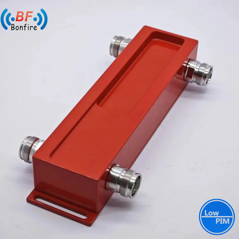 698-4000MHz 3dB Υβριδικό Συσκευαστή -155dbc 2X2 RF Υβριδικό Συσκευαστή Συσκευαστή για Ibs Bts Red