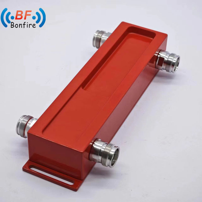 698-4000MHz Low Pim 3dB Υβριδικό Συσκευαστή για 4.3-10 Γυναίκες 2 σε 2 έξω RF Υβριδικό Συσκευαστή