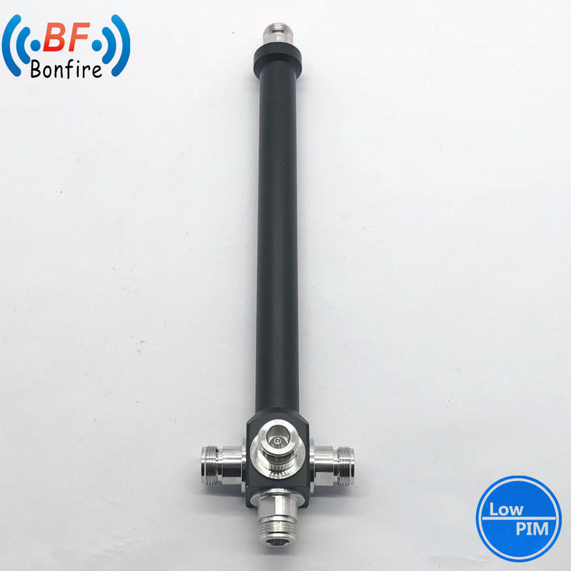 200W 698-3800MHz Δύο οδοι RF Power Splitter με DIN γυναικείο συμπαγές και ανθεκτικό σχεδιασμό
