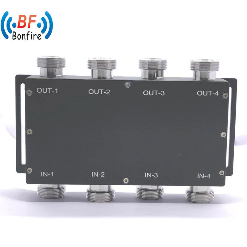 698-4000MHz 4X4 4 σε 4 από 300W 155pim RF Υβριδικό Συσκευαστή Υβριδικού Συνδυασμού για Das Ibs