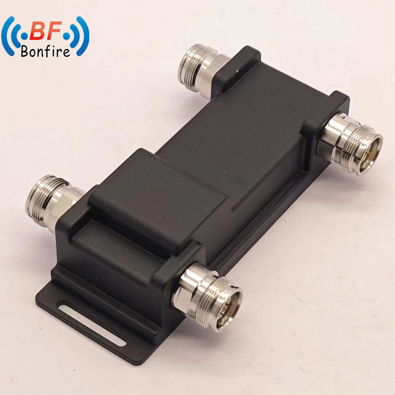 4.3-10-F/DIN-F/N-F Διασύνδεση 698-4000MHz 2X2 εκτός Υβριδικός συνδυαστής με σύνδεσμο N-F