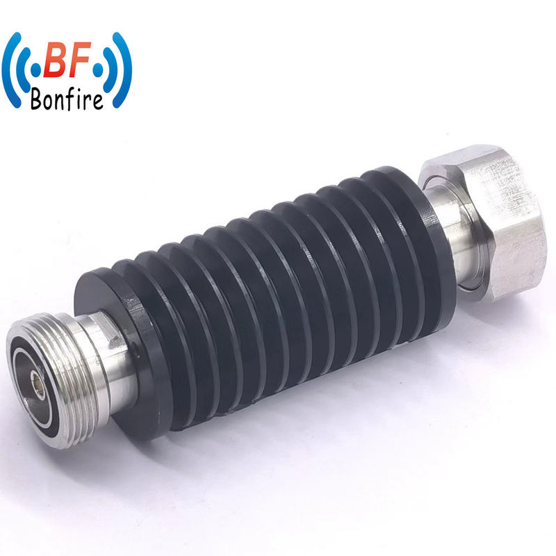 10W μικροκυμάτων RF σταθεροί κοακσιακοί Attenuators με N τύπου αρσενικό προς θηλυκό συνδέσμους