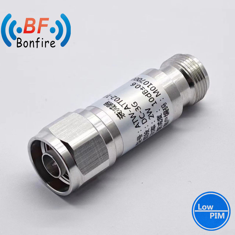 N-M έως N-F 50 Ωμ 200W DC-6GHz RF Attenuator για Ibs/Das Συνολική παράδοση έργου