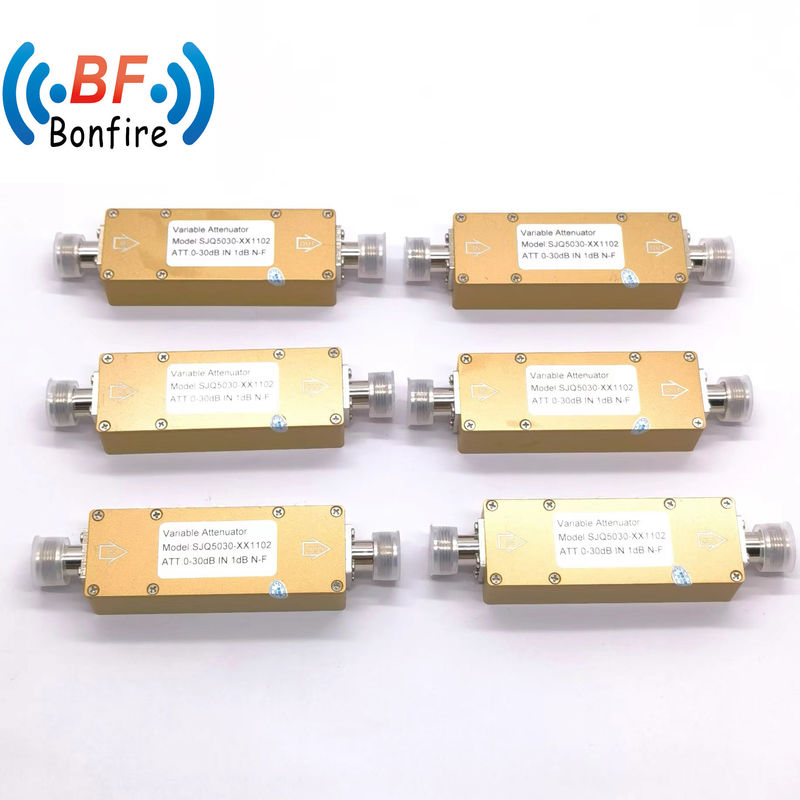 Βήμα Att N-F DC-3000MHz 5W RF μεταβλητός εξασθενητής για σταθερή και ακριβή εξασθένιση