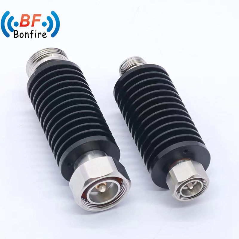 100W DC-3800MHz RF Κοαξιακός Αμβλύντης μεταβλητός Αμβλύντης ρυθμιζόμενος Αμβλύντης Μαύρος