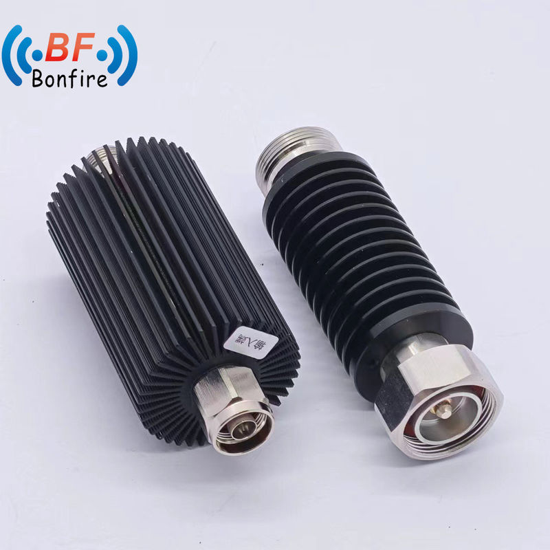 50W υψηλής ισχύος 6dB/10dB/20dB/30dB/40dB ρυθμιζόμενος RF κοακσιαλός Attenuator για DC-3800MHz