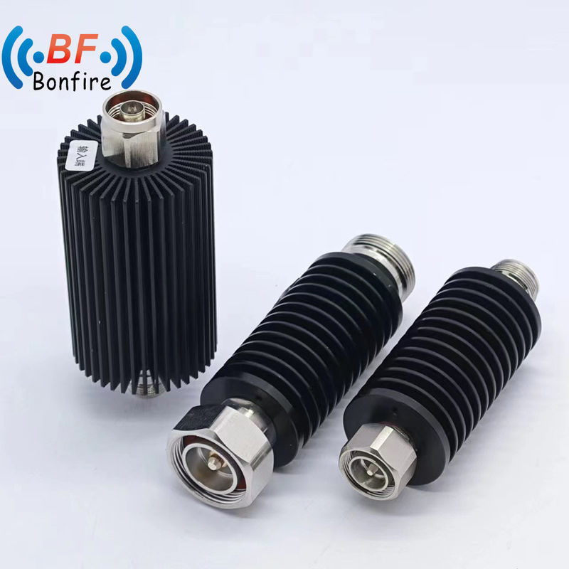 Δύναμη αποσβεστήρα τύπου N 200W DC-3800MHz 50 Ωμ 3/6/10/15/20/30/40dB Ρυθμίσιμο Μαύρο