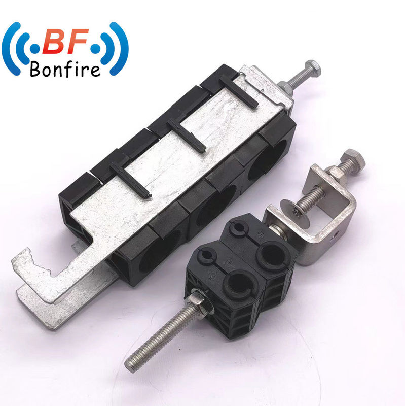 15.00cm * 6.00cm * 1.50cm Πακέτο 3 Way Feeder Clamp για 5mm Fiber και καλώδιο ρεύματος