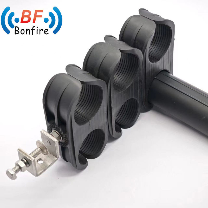 Προσαρμοσμένα 5-7mm 13-14mm Τρεις τρύπες Hook Type Feeder Clamps Αυτοκλείδωμα Cable Clamps