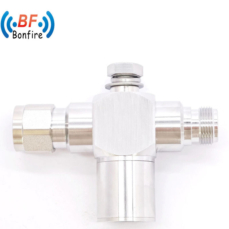 1/4 μήκος κύματος RF Coaxial Surge Protector Arrester 698-3800MHz για ενισχυμένη προστασία