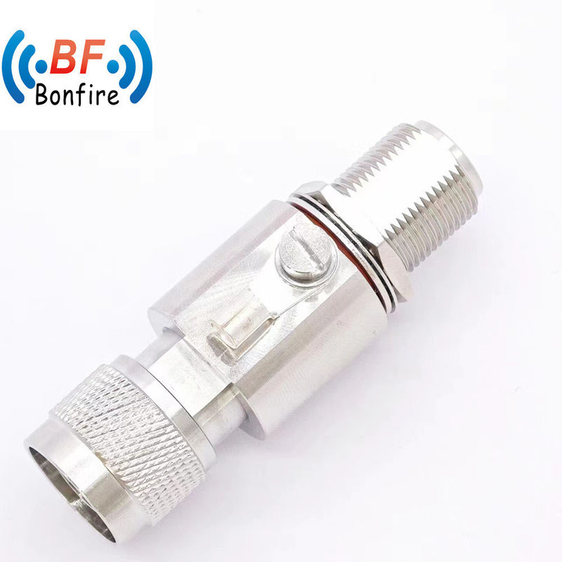 RF DC-6000MHz SMA Connector RP-SMA αρσενικό σε N αρσενικό συσσωρευτικό για προστασία από κεραυνό