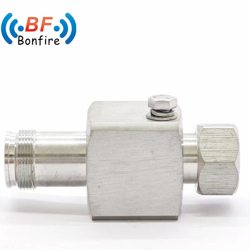 Προσαρμοσμένο Grey RF 698-3800MHz Surge Arrester N SMA Coaxial Connector Προστατευτής κεραυνών