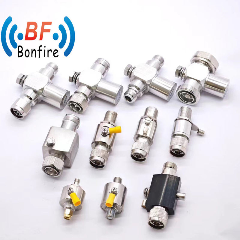 Εσωτερικό/εξωτερικό IP65 698-3800MHz RF Arrester Lightning Protector Arrester F Surge Protection Tube
